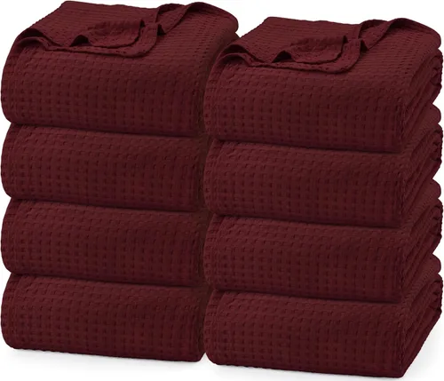 Vista 89 de Utopia Bedding Manta de gofre 100% algodón, tamaño individual, color negro, 90 x 72 pulgadas