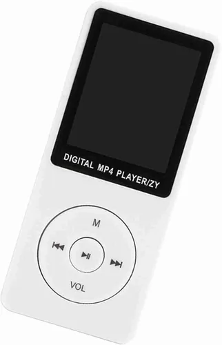 Vista 9 de Reproductor de música con altavoz, pantalla de 1.8 pulgadas, reproductor de audio digital recargable, reproductor MP4 portátil de 32 GB para Azul