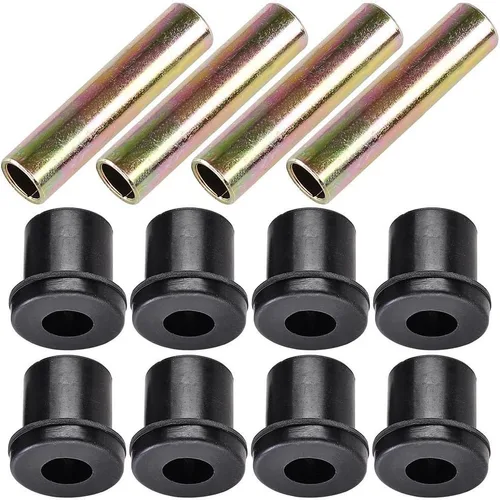 Vista 3 de Kit de muelles de hoja para carrito de golf EZGO TXT 1995-2013 Kit de muelles traseros resistentes con bujes y manguitos.