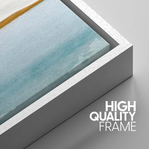 Vista 194 de SIGNWIN Lienzo enmarcado para pared, juego de arte pastel con cadena montañosa, bosque, niebla, naturaleza silvestre, ilustraciones modernas, arte