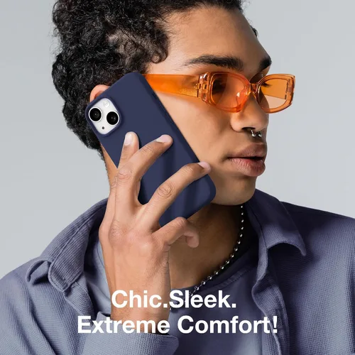 Vista 8 de GONEZ Funda magnética para iPhone 14, compatible con Magsafe, con protector de pantalla + protector de cámara, forro de microfibra antiarañazos