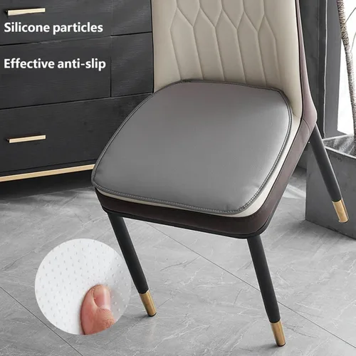 Vista 8 de Cojín antideslizante para silla con aspecto de cuero para asientos