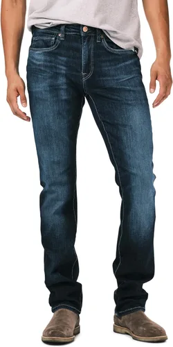 Vista 20 de Buffalo David Bitton - Vaqueros ajustados de Ash para hombre Auténtico lavado.