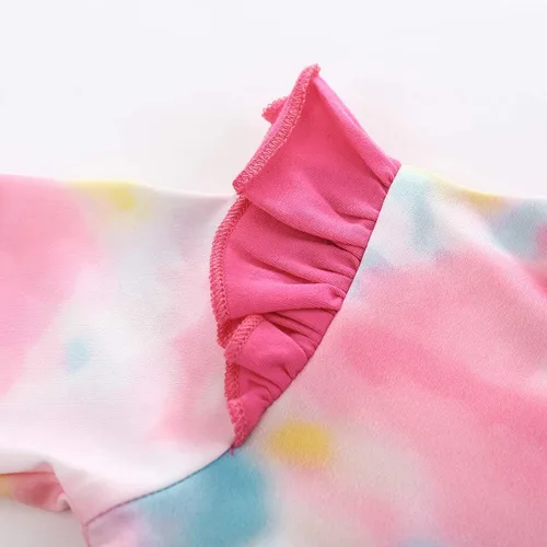 Vista 4 de Coralup Conjunto de 3 piezas de ropa para bebés y niñas con diadema de 0 a 24 meses