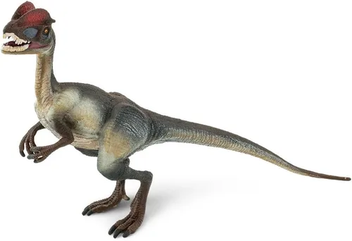 Vista 2 de Safari Ltd. Figura de Dilophosaurus - Figura detallada de dinosaurio de 5.27 pulgadas, juguete educativo para niños, niñas y niños a partir de 3 años