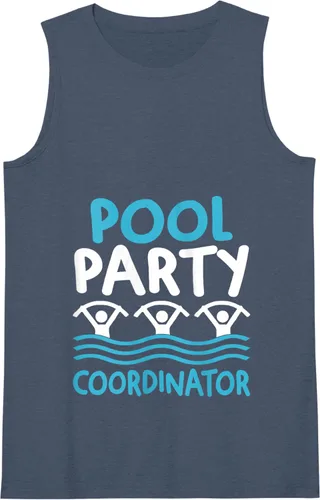 Vista 3 de Aqua Aerobics Fitness Funny Water Aerobics Instructor Tank Top, Negro