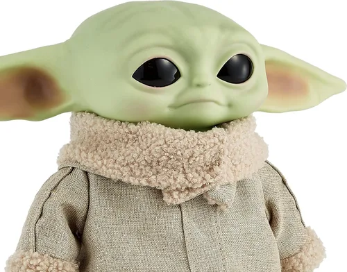 Vista 7 de Mattel Star Wars The Mandalorian Grogu RC - Peluche de 12 pulgadas, muñeca de cuerpo suave con movimientos reales controlados por control remoto