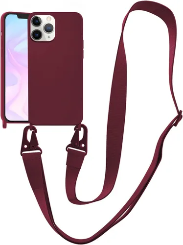 Vista 109 de Funda compatible con iPhone 8 Plus, iPhone 7 Plus/6 Plus/6S Plus con cordón, funda cruzada para iPhone con correa ajustable de silicona para iPhone