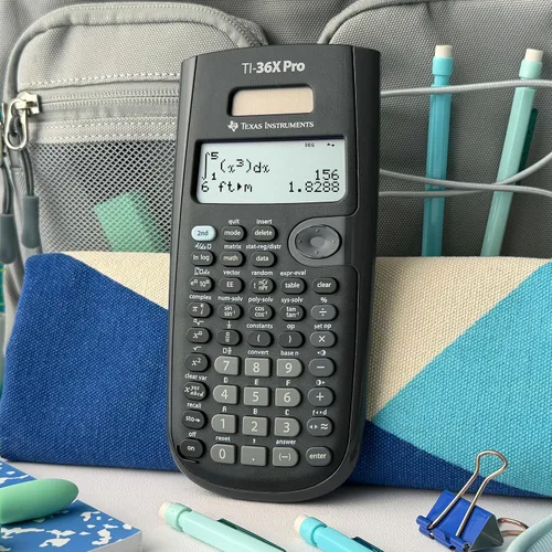 Vista 5 de Texas Instruments TI-36X Pro Ingeniería/Calculadora científica 9.7 pulgadas Negro. Funcionalidad de matemáticas y ciencias de nivel superior