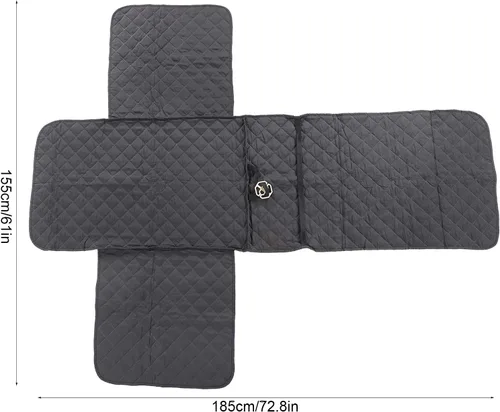 Vista 2 de Funda protectora de sofá para mascotas, tamaño biplaza, impermeable, protector de muebles para perros y gatos, funda de sofá suave para sala