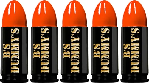 Vista 3 de B's Dry Fire Snap Caps - A.K.A. B's Dummy's - Black Ox - Gorras de entrenamiento Luger de 0.354 in (paquete de 5)