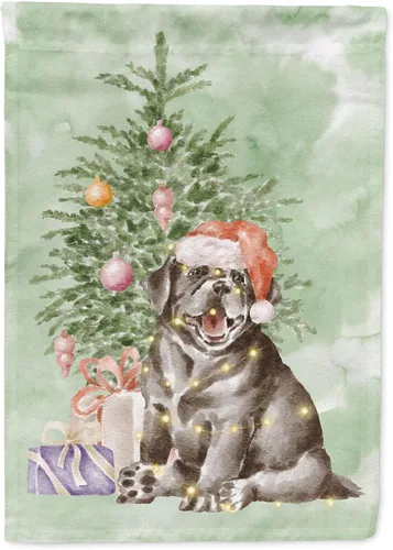 Vista 34 de Caroline's Treasures CK8213GF Bulldog Inglés #2 Regalos de Navidad y árbol de jardín Bandera de buzón Bandera decorativa para patio exterior, patio