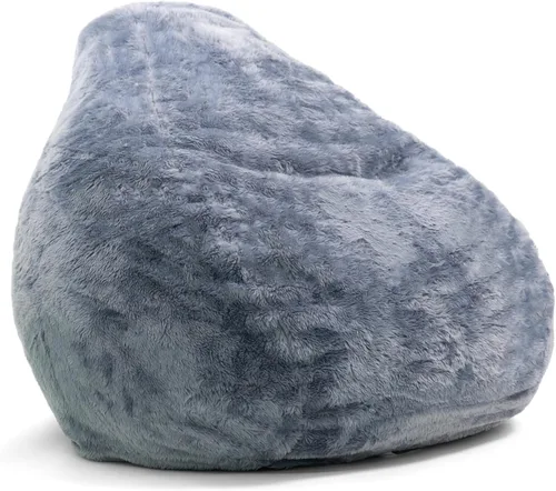 Vista 59 de Big Joe Fuf Silla Puf de Espuma de 5 Pies de Tamaño Extra Grande con Funda Extraíble para Niños, Adolescentes, Adultos, Onyx Lenox, Poliéster Tejido