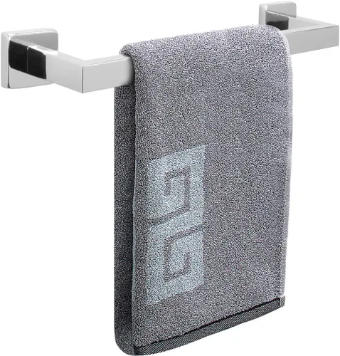 Vista 29 de NearMoon Barra para Toallas, Accesorios de Baño de Acero Inoxidable Cuadrado Engrosado Premium, Estante para Toallas de Ducha para Baño, Soporte
