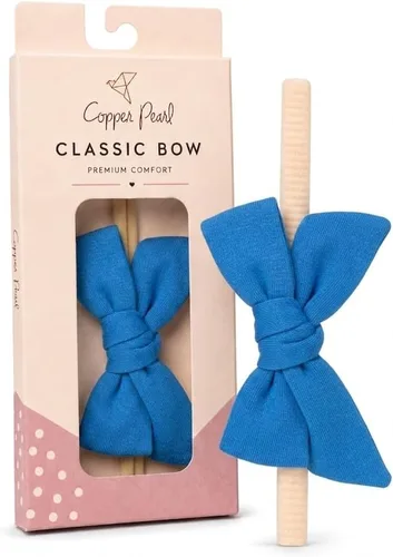 Vista 8 de Copper Pearl Classic Baby Bow Headbands - Limited Collection