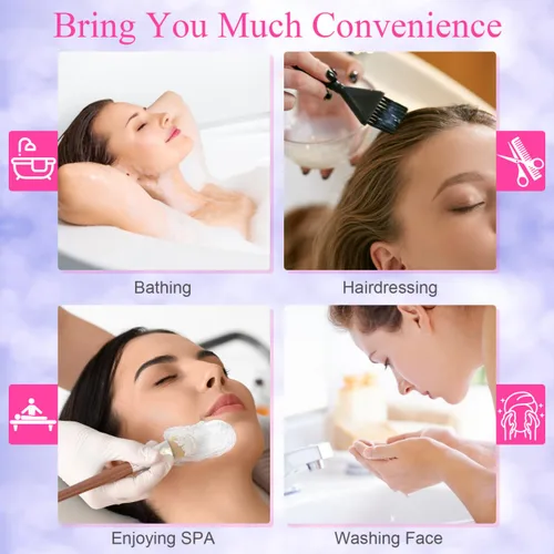 Vista 8 de COHEALI 3 pares de orejeras de silicona para peluquería, protección impermeable para los oídos, para tinte para el cabello, permanente, resaltado