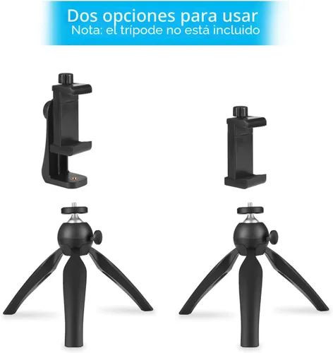 Vista 6 de SharingMoment Soporte Premium para Smartphone/Adaptador de Montaje de Trípode Vertical y Horizontal Soporte Giratorio con Tornillo de 1/4