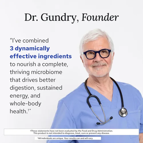 Vista 9 de Gundry MD® Bio Complete 3, probióticos 3 en 1 para la salud intestinal, suplementos probióticos para la digestión, suplemento que apoya
