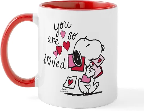 Vista 29 de CafePress Springtime Snoopy - Taza de café de cerámica, taza de té, 11 onzas