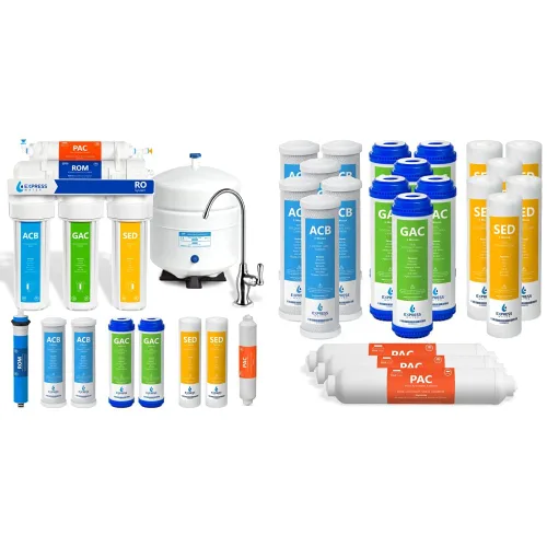 Vista 8 de Express Water Filtración de ósmosis inversa RO5DX Sistema de ósmosis inversa de 5 etapas certificado NSF y sistema de ósmosis inversa de 3 años