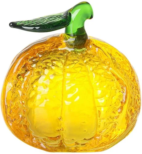 Vista 6 de JOONOR Adorno decorativo de estatua de uva de cristal morado, figura de cristal de fruta artificial, pisapapeles de mesa, adorno de cristal