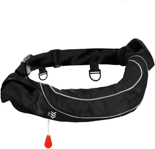 Vista 2 de Eyson - Cinturón inflable tipo chaleco salvavidas - Manual. 600 negro