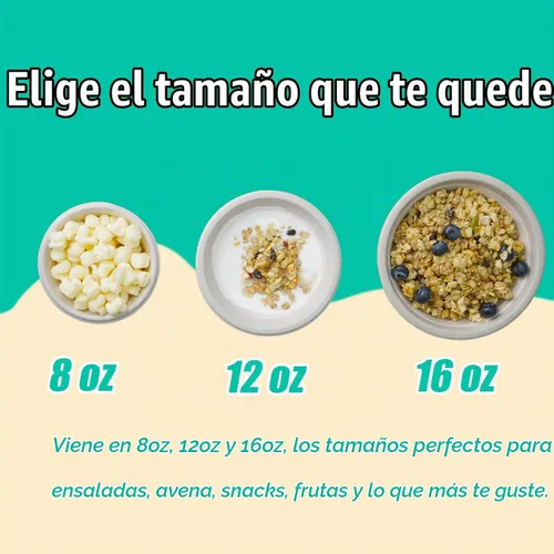 Vista 7 de JINVOGREEN 200 Unidades cuencos de papel de 8 onzas, pequeños cuencos desechables compostables, cuenco de bagazo de caña de azúcar biodegradable