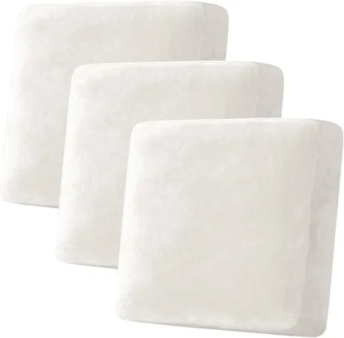 Vista 194 de H.VERSAILTEX Funda de cojín elástica de terciopelo para sofá, funda de cojín de felpa para cojines de silla, protector de muebles, cojín de asiento