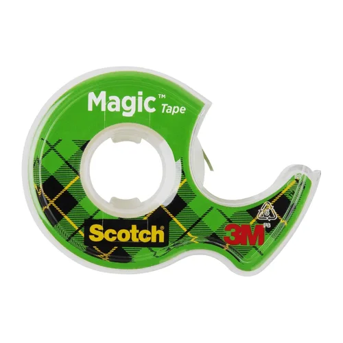 Vista 9 de Scotch Magic Tape, Dispensador recargable, 3/4" x 300", paquete de 3