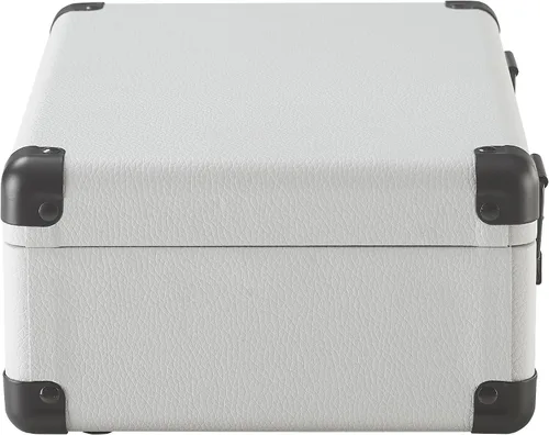 Vista 10 de Crosley CR3505DP-WF Reproductor de CD Cruiser, granja blanca Casa de campo blanca