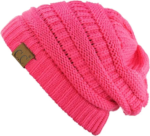 Vista 422 de C.C Trendy Warm Chunky Soft Stretch Cable Knit Beanie