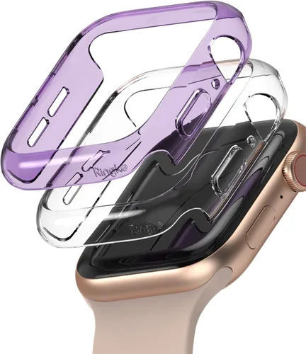 Vista 15 de Ringke Funda delgada para Apple Watch Series 6, 5, 4 (1.575 pulgadas), SE 3, 2, 1 (1.575 pulgadas), funda delgada y ligera para mujeres y hombres