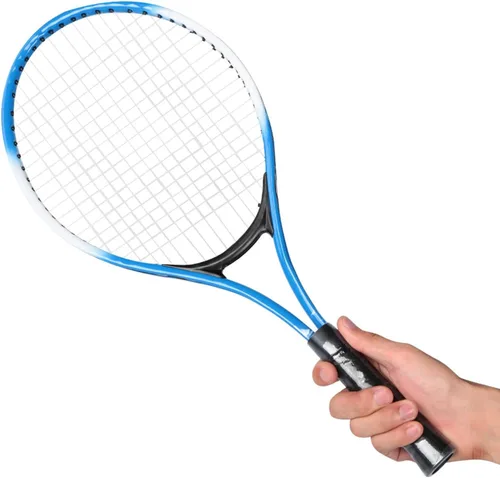 Vista 7 de Raqueta de tenis para niños, raquetas de tenis recreativas para jóvenes de aleación de hierro con bolsa de transporte, apta para Jior, jóvenes