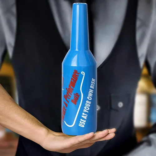Vista 5 de 1 botella Flair de práctica de barman botellas de práctica de 25 oz/25.4 fl oz Blue Flair Kit de Bartending Bar de entrenamiento de rendimiento