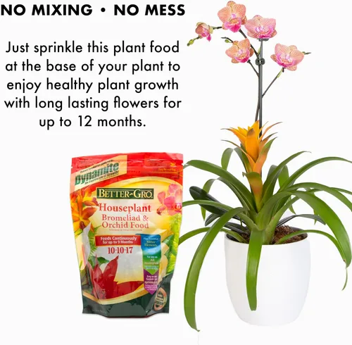 Vista 4 de Better Gro Orchids, bromelias y plantas de interior Alimento/fertilizante para plantas de liberación lenta [FERT25]