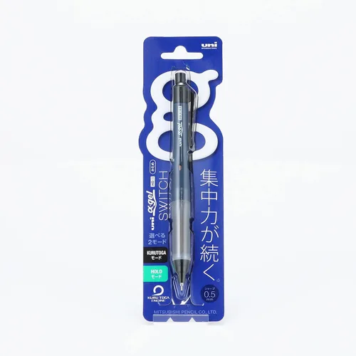 Vista 7 de Uni Alpha-Gel - Lápiz mecánico con interruptor de 0.020 in, cuerpo azul marino (M51009GG1P.9)
