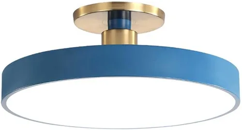 Vista 12 de Lámpara de techo de color de cúpula de 3 colores de luz variable instalación integrada cerca del techo, lámparas LED de montaje empotrado, luces