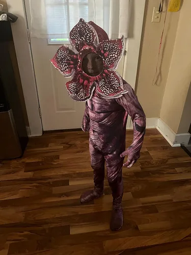 Vista 2 de Costume for Kids Halloween Flower Monster Outfits Jumpsuit 5-12Y