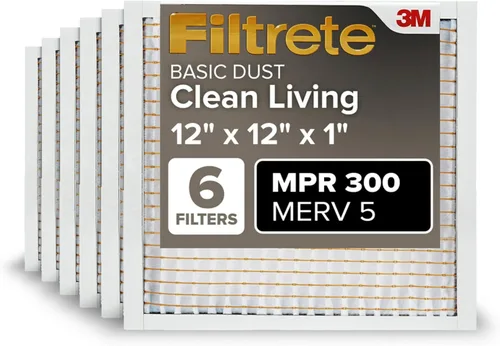 Vista 27 de Filtrete Filtro de aire de 10 x 20 x 1 pulgadas, MPR 300, MERV 5, plisado, 3 meses, 6 filtros para limpiar el aire del hogar, básico, para polvo, 1
