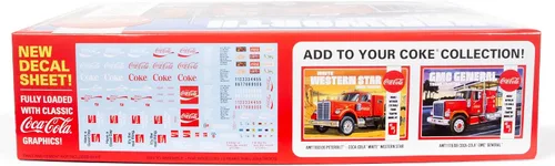 Vista 2 de Kit de modelo Kenworth 925 Tractor Coca-Cola AMT a escala 1:25