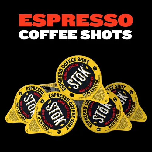 Vista 4 de SToK Shots de Café Espresso Cold Brew, Sin Azúcar, 0.43 Fl Oz (Pack de 264)
