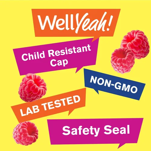 Vista 4 de WellYeah Gomitas de vitamina B12 de 1000 mcg, para energía, estado de ánimo, metabolismo y apoyo del sistema inmunológico, aptas para veganas y sin