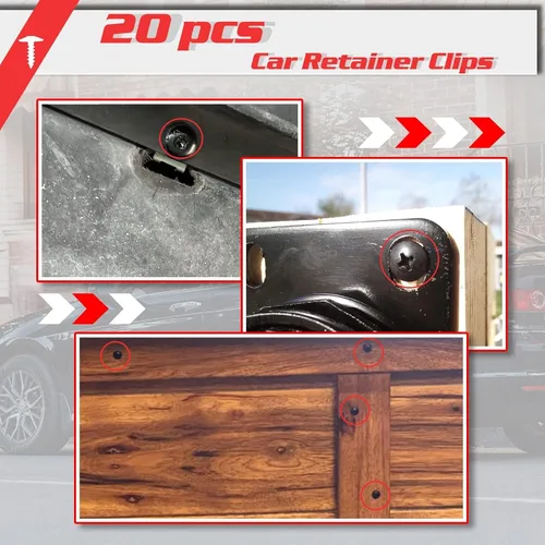 Vista 5 de OTUAYAUTO Fender Liner Splash Shield - Cubierta de parachoques autorroscante T25 Tornillo – Reemplazo para Audi A3 A5 Q5 R8, Volkswagen Passat