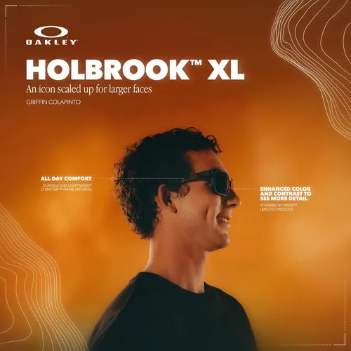 Vista 4 de Oakley - Lentes de sol cuadrados para hombre, modelo Oo9417 Holbrook XL