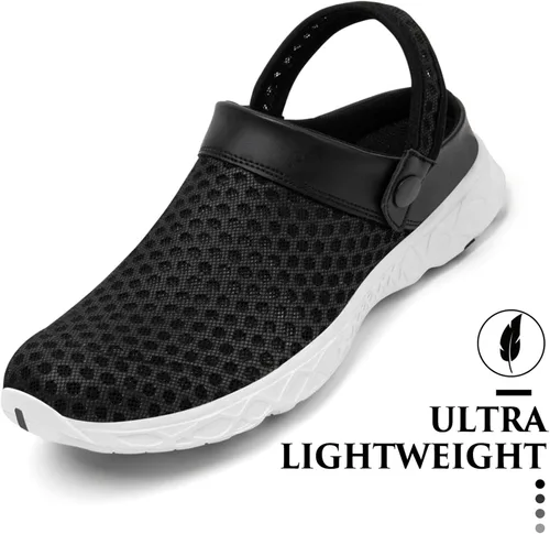 Vista 2 de SAGUARO - Zapatos de jardín de secado rápido para hombre y mujer, zuecos ligeros de jardinería, sandalias de agua para deportes. uso en exteriores