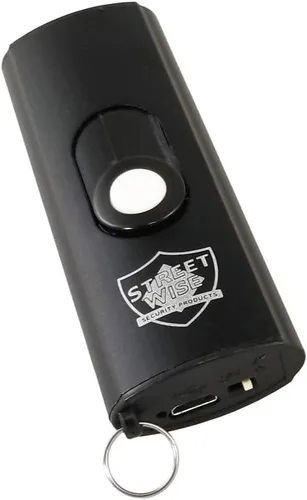 Vista 7 de Streetwise Mini llavero Stun Gun 22,000,000 voltios (tamaño pequeño, gran potencia) NEGRO