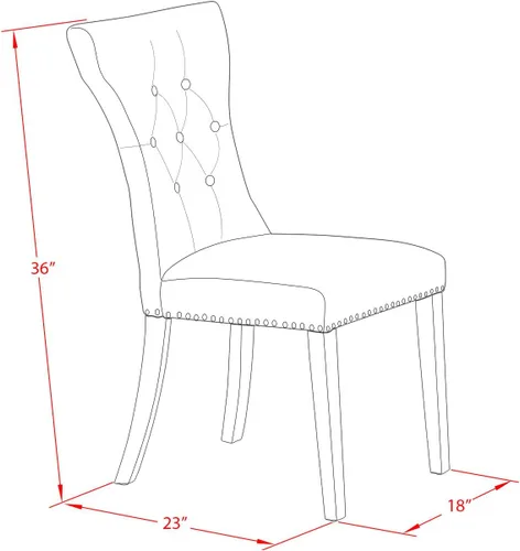 Vista 12 de East West Furniture DLGA5-BLK-24 - Juego de mesa de cocina de 5 piezas para 4 personas, incluye una mesa de comedor redonda con gotas y 4 sillas