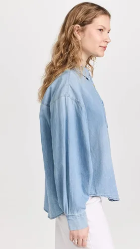Vista 4 de Pistola Denim Sloane - Botones para mujer