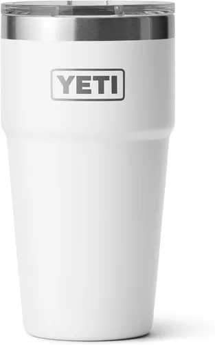 Vista 44 de YETI Rambler - Vaso apilable de 20 onzas, acero inoxidable, aislado al vacío con tapa MagSlider Verde mar
