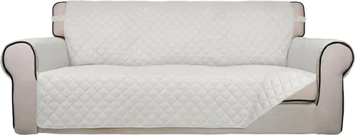 Vista 54 de PureFit - Funda de sofá acolchada reversible, protector de muebles impermeable, funda de sofá lavable con espuma antideslizante y correas elásticas